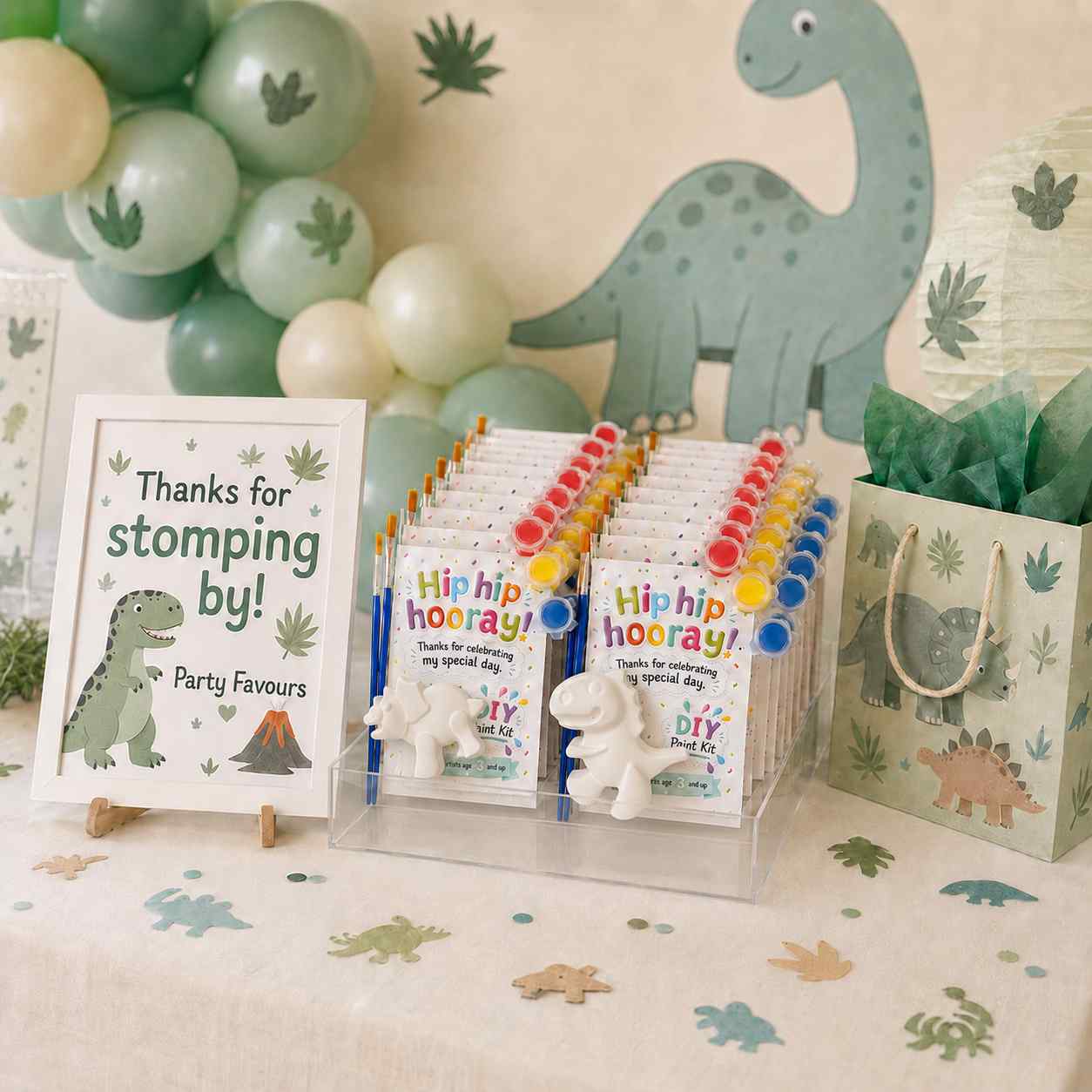 Dinosaur Party Favour Plaster Paint Kits Dinosaur Party Favour Plaster Paint Kits