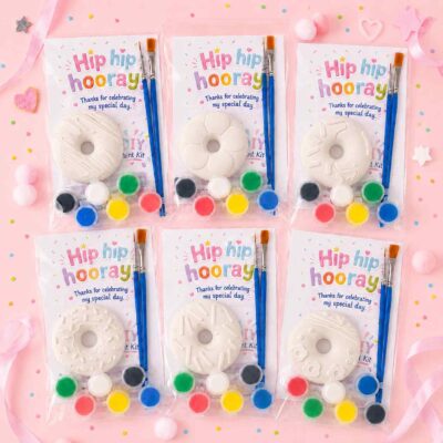 Donut Party Favour Plaster Paint Kits