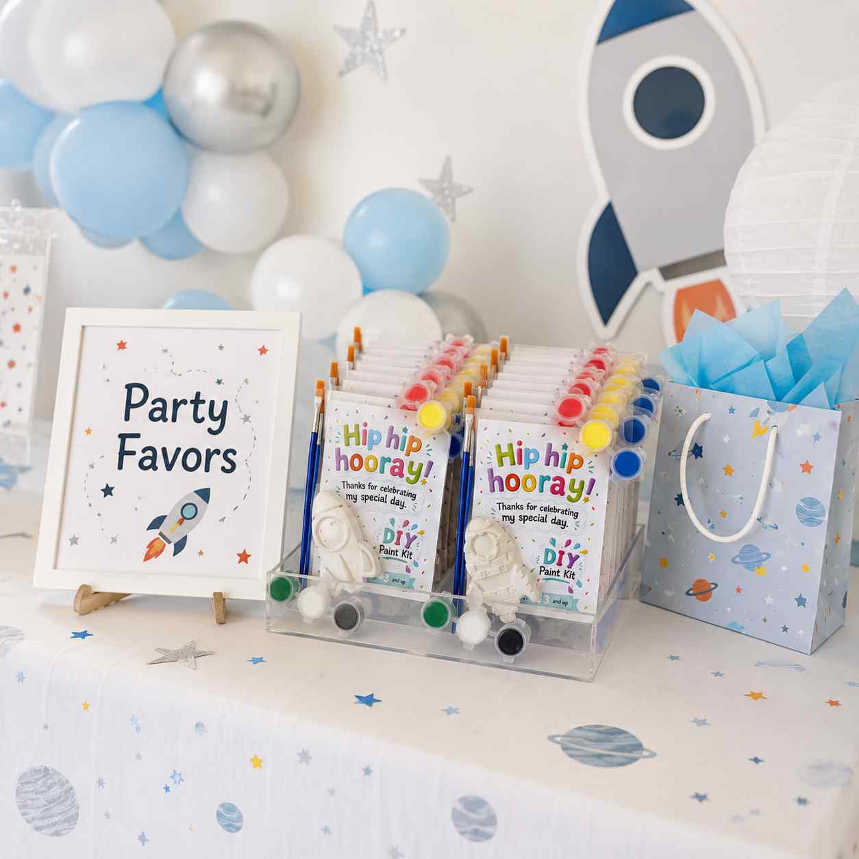 Space Party Favour Plaster Paint Kits Space Party Favour Plaster Paint Kits