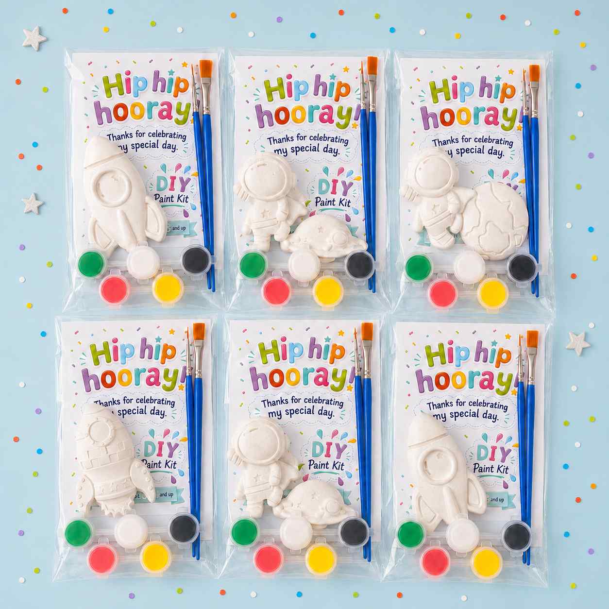 Space Party Favour Plaster Paint Kits Space Party Favour Plaster Paint Kits